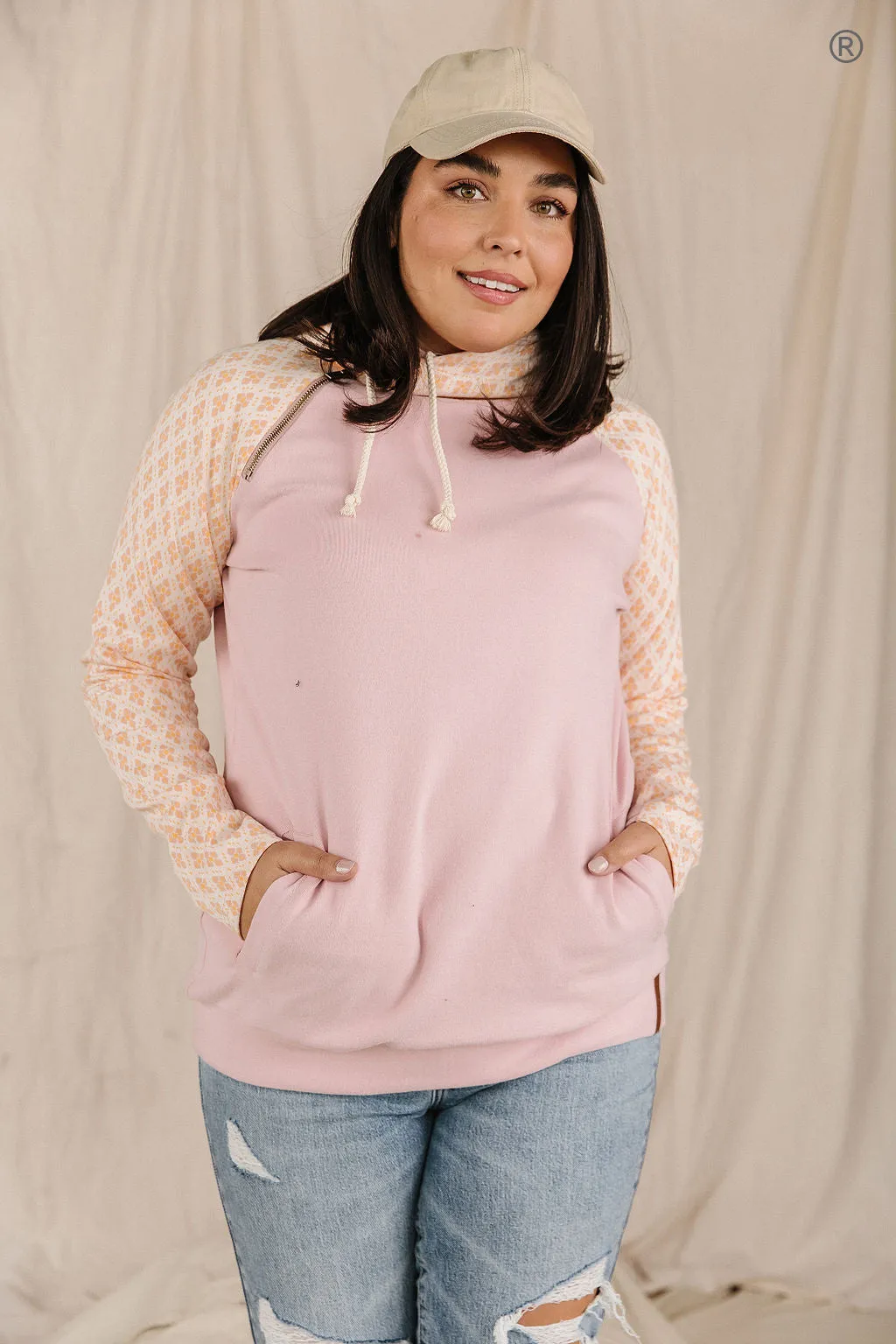 Ampersand Avenue Doublehood™ Sweatshirt - Sweet Grapefruit