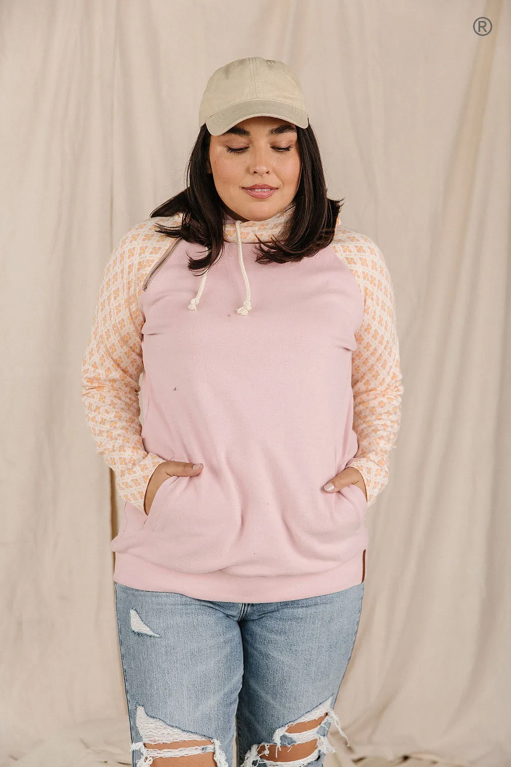 Ampersand Avenue Doublehood™ Sweatshirt - Sweet Grapefruit