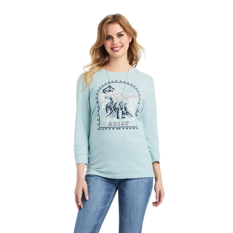 Ariat Ladies Broncs and Barrels Tee-10042316