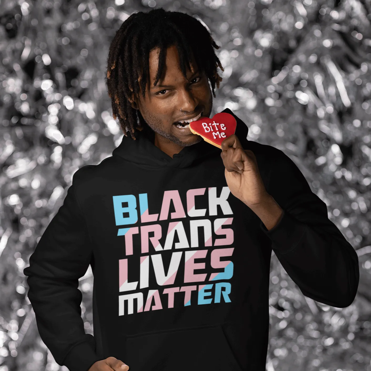 Black Trans Lives Matter | LGBT  Merch | Transgender Pride Unisex Hoodie