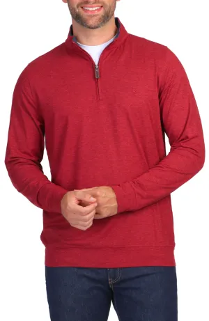 Brushed Melange Quarter-Zip