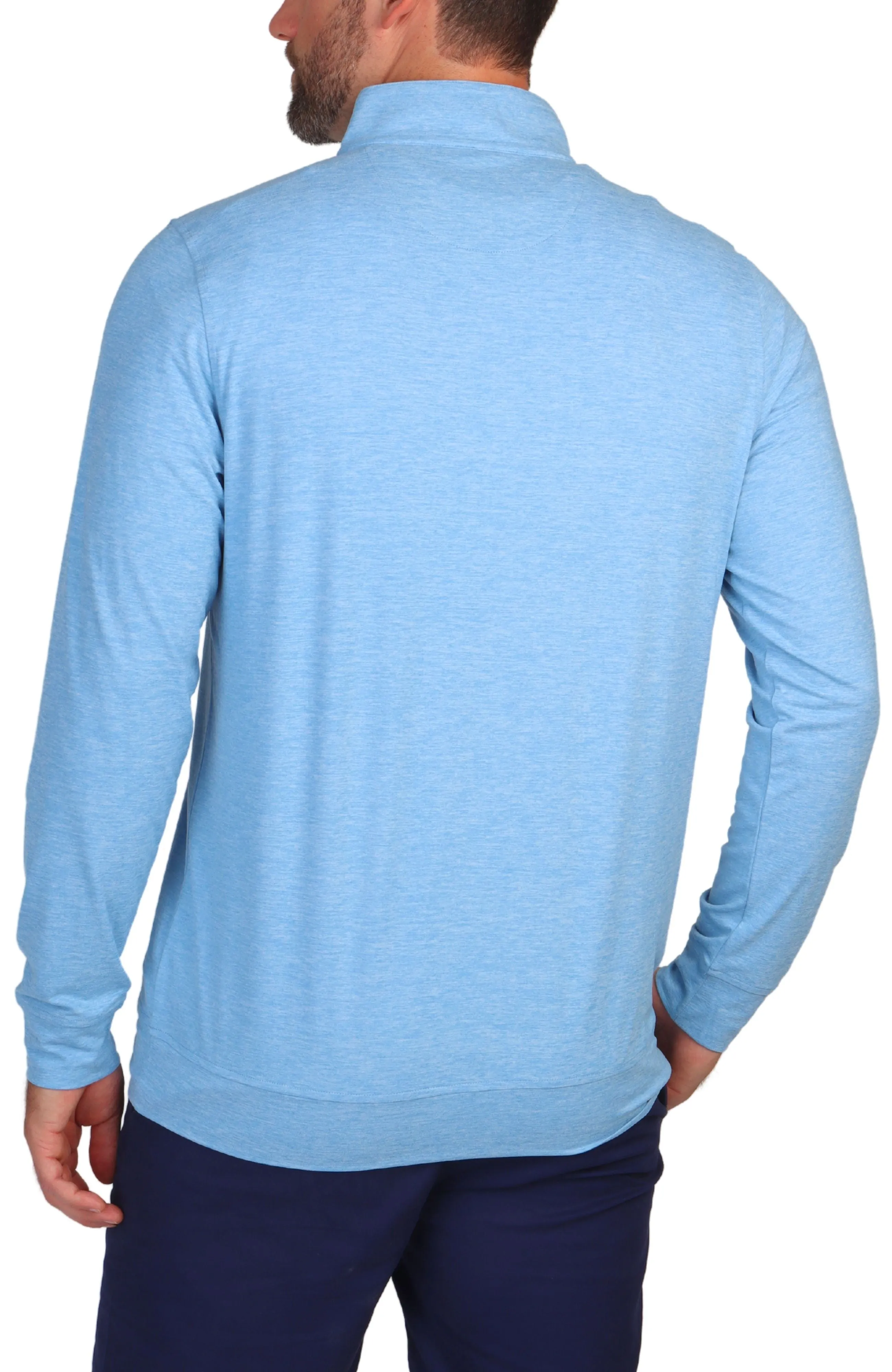 Brushed Melange Quarter-Zip