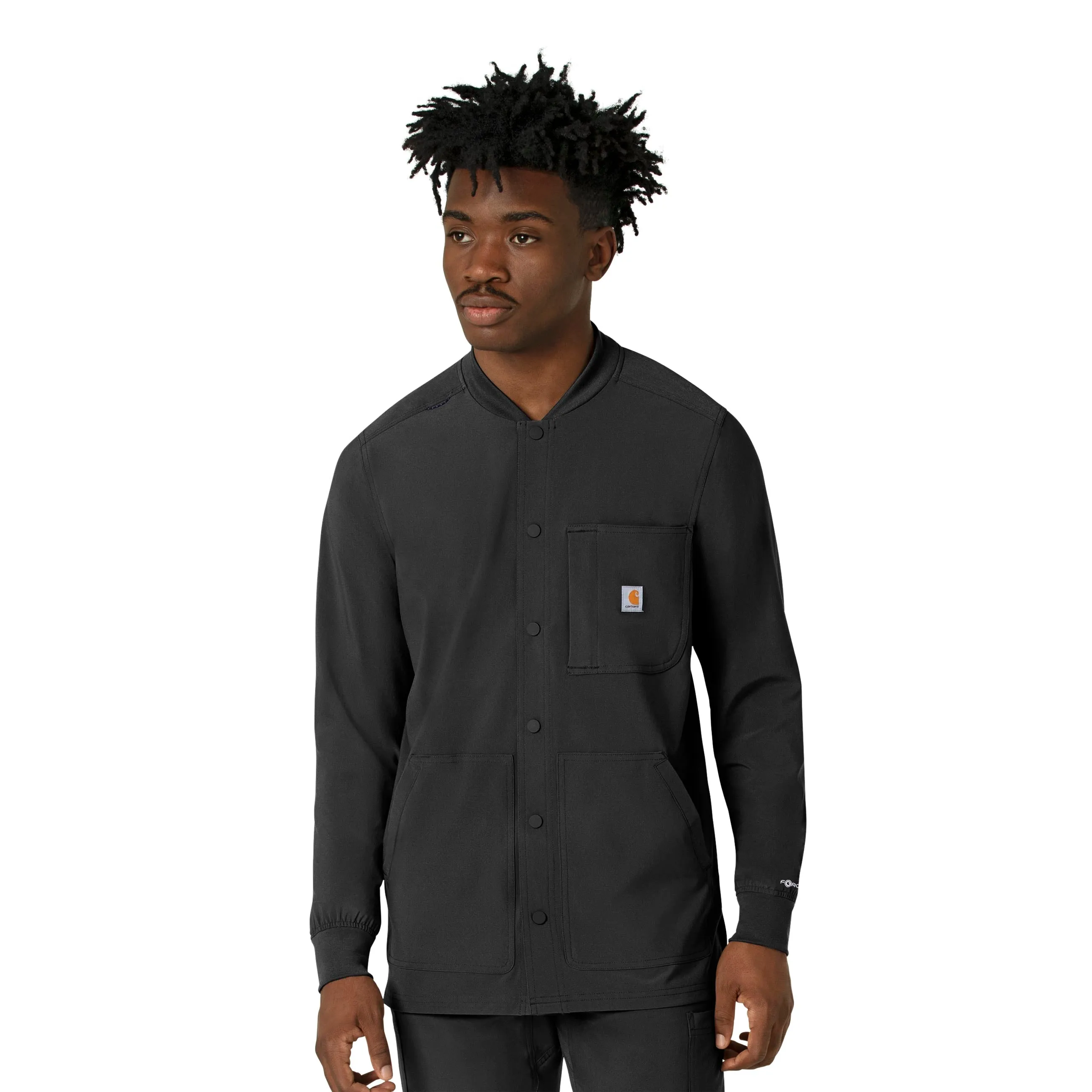 Carhartt Force Cross-Flex Men's Shirt Jacket - Black