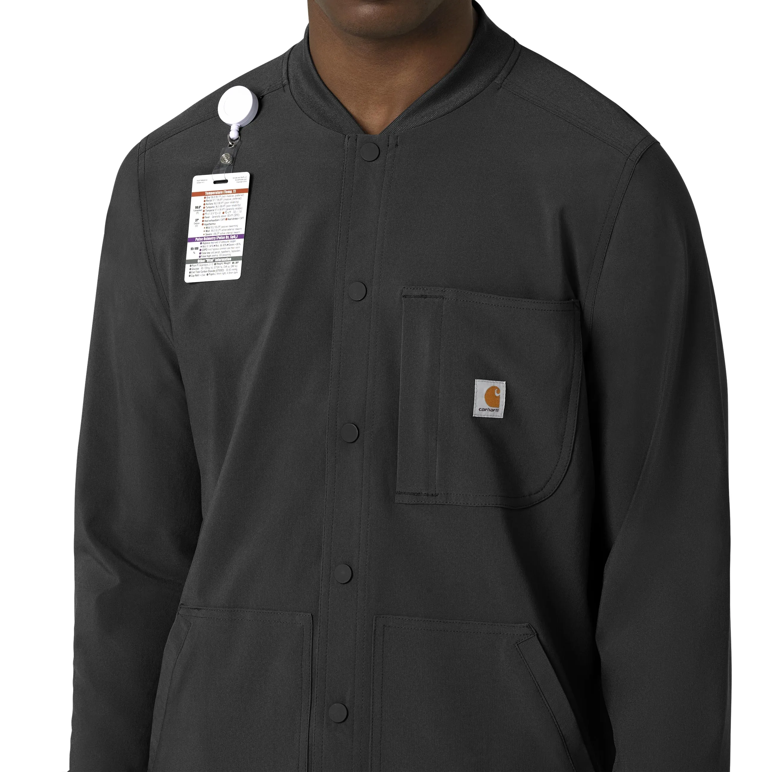 Carhartt Force Cross-Flex Men's Shirt Jacket - Black