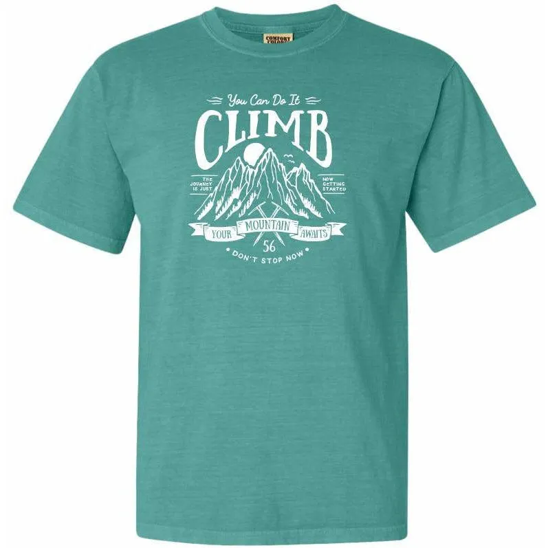 Climb Your Mountain Adventure Comfort Colors T Shirt