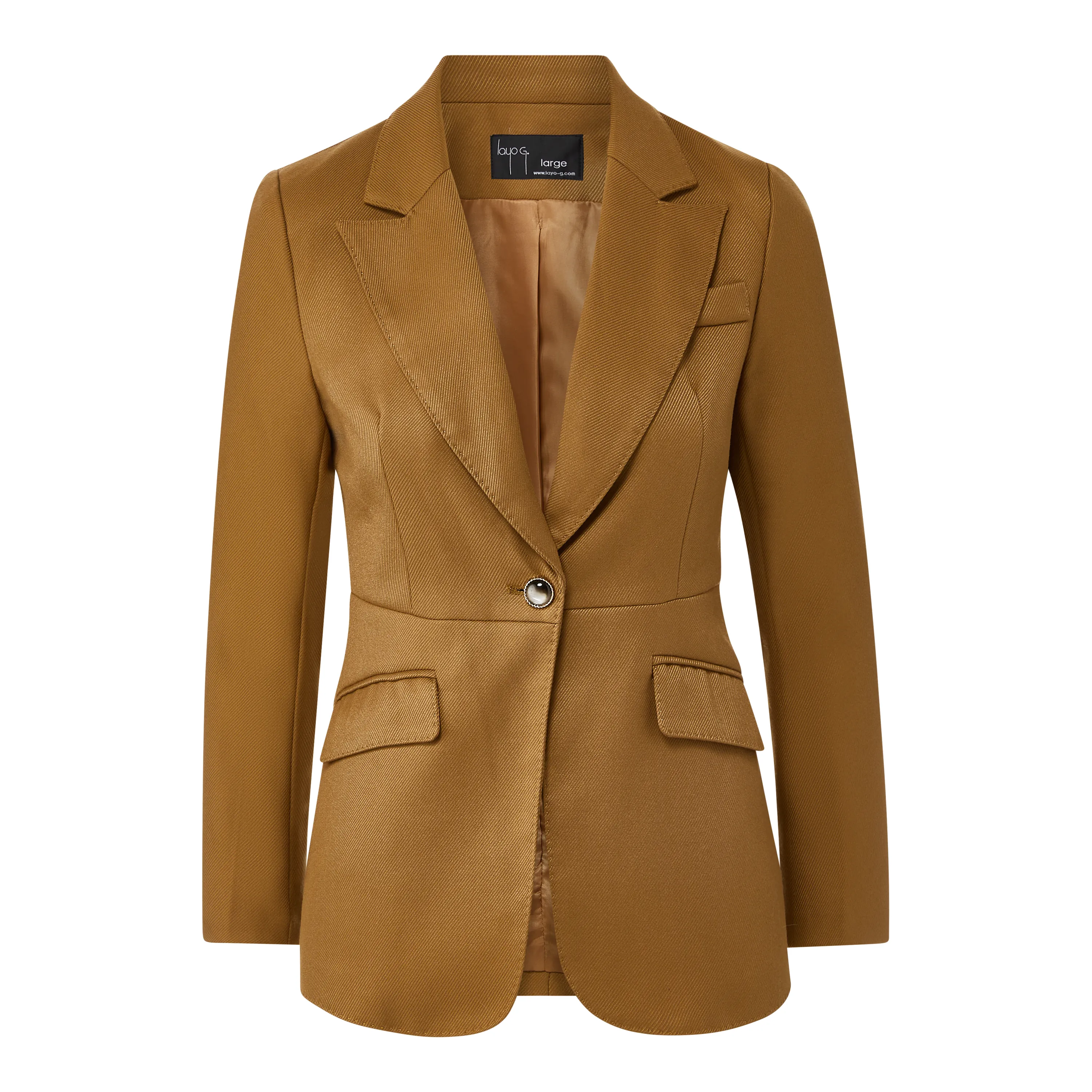 Deal Closer Blazer - Camel Brown