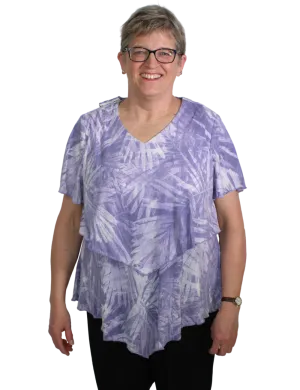 Deborah Adaptive Top - Lilac Floral