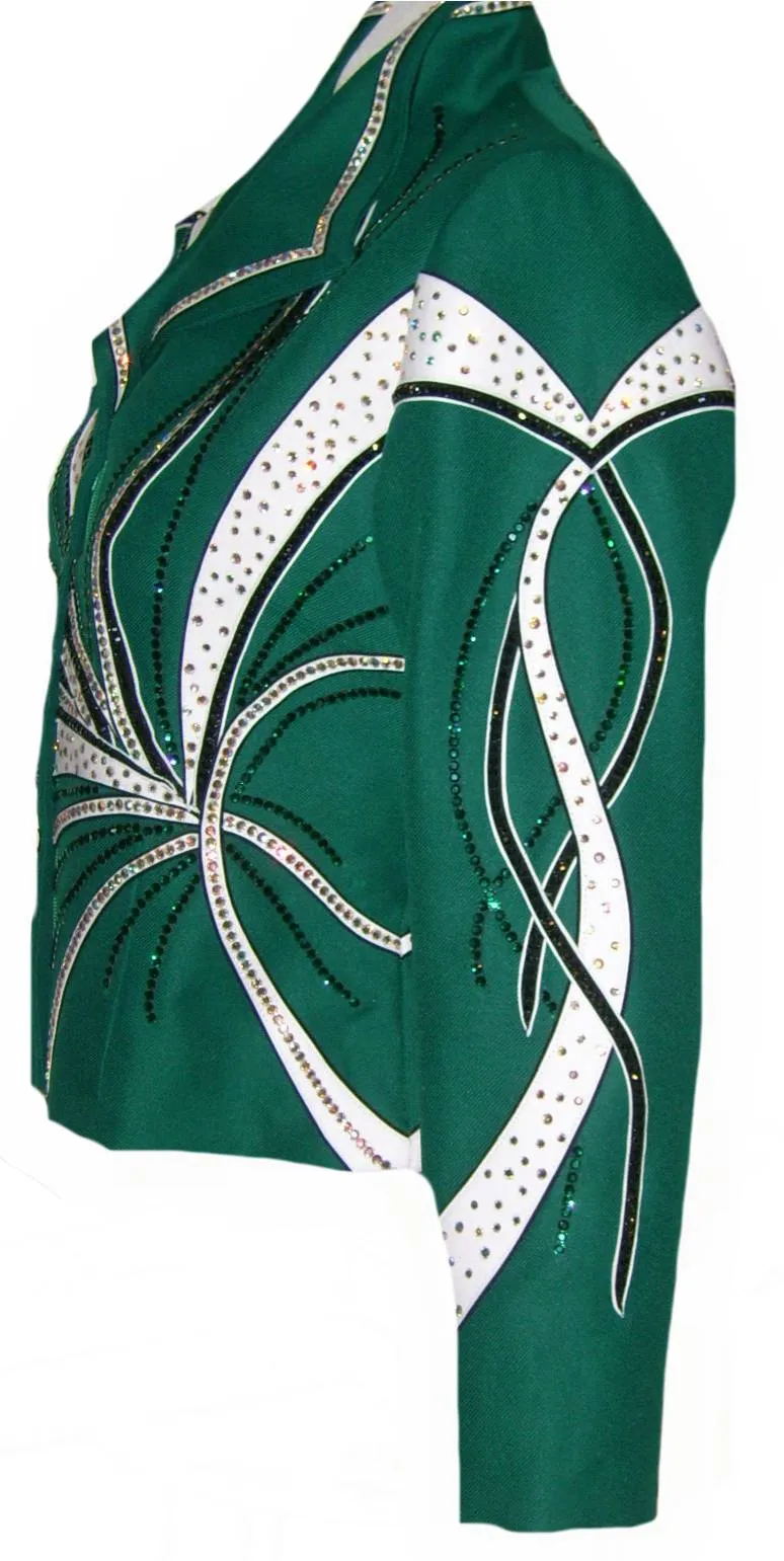 Emerald Green Showmanship Outfit, Ladies L, 5083AB