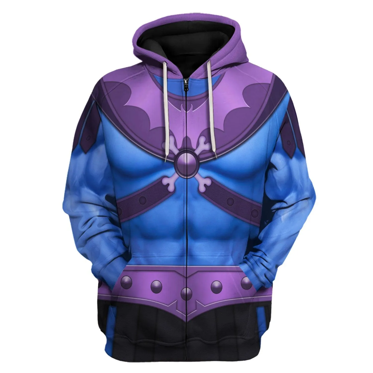 Gearhomie Skeletor Figure Costumes Hoodies Sweatshirt T-shirt Tracksuit