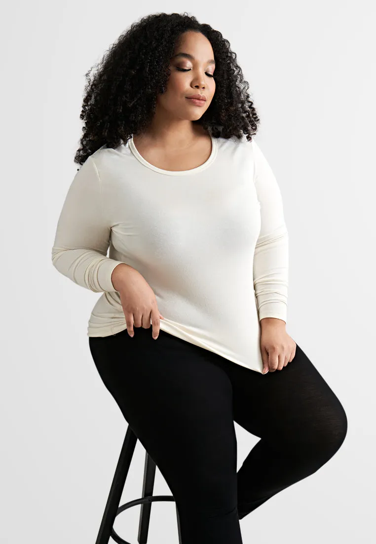 Kelly OUTSTANDINGLY SOFT Long Sleeve Top - Black