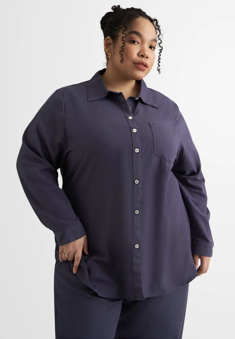 Laisha Breathea Collection Linen Button Shirt