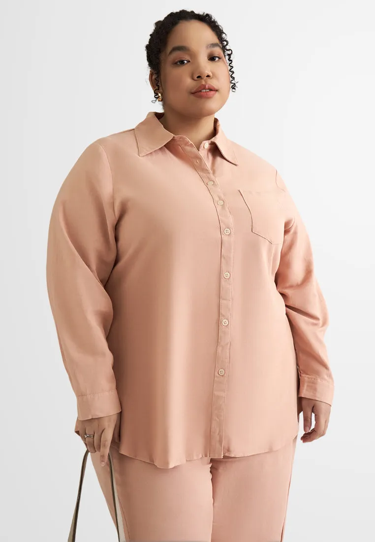 Laisha Breathea Collection Linen Button Shirt