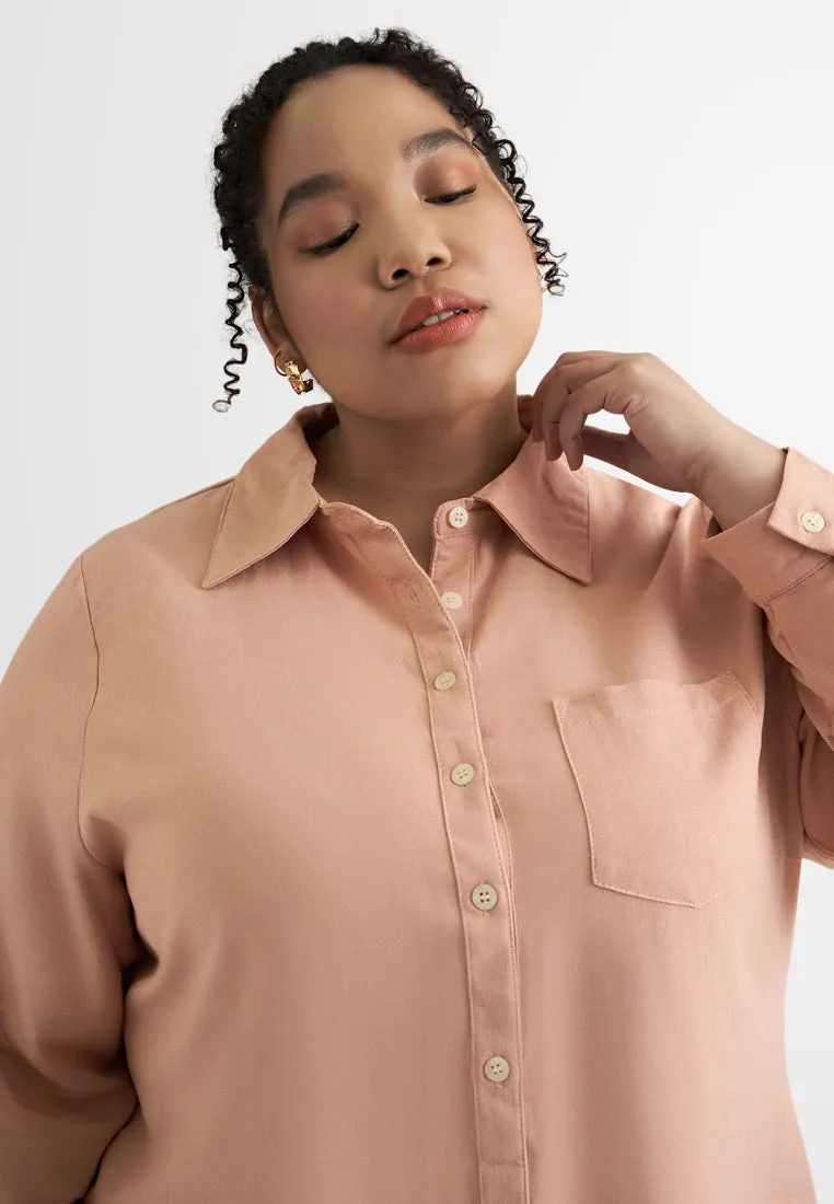 Laisha Breathea Collection Linen Button Shirt