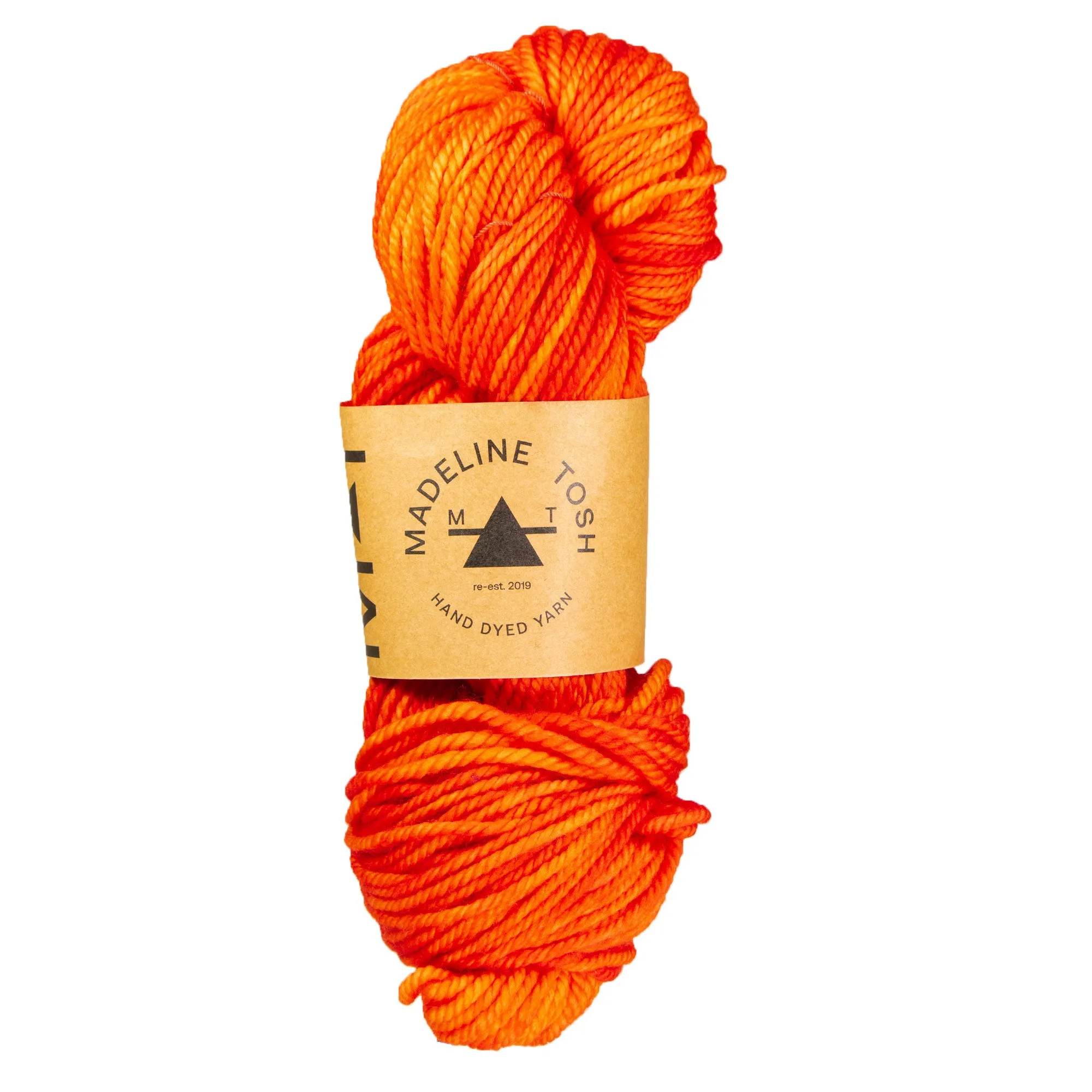 Madelinetosh TML Triple Twist Yarn - GG Loves Orange