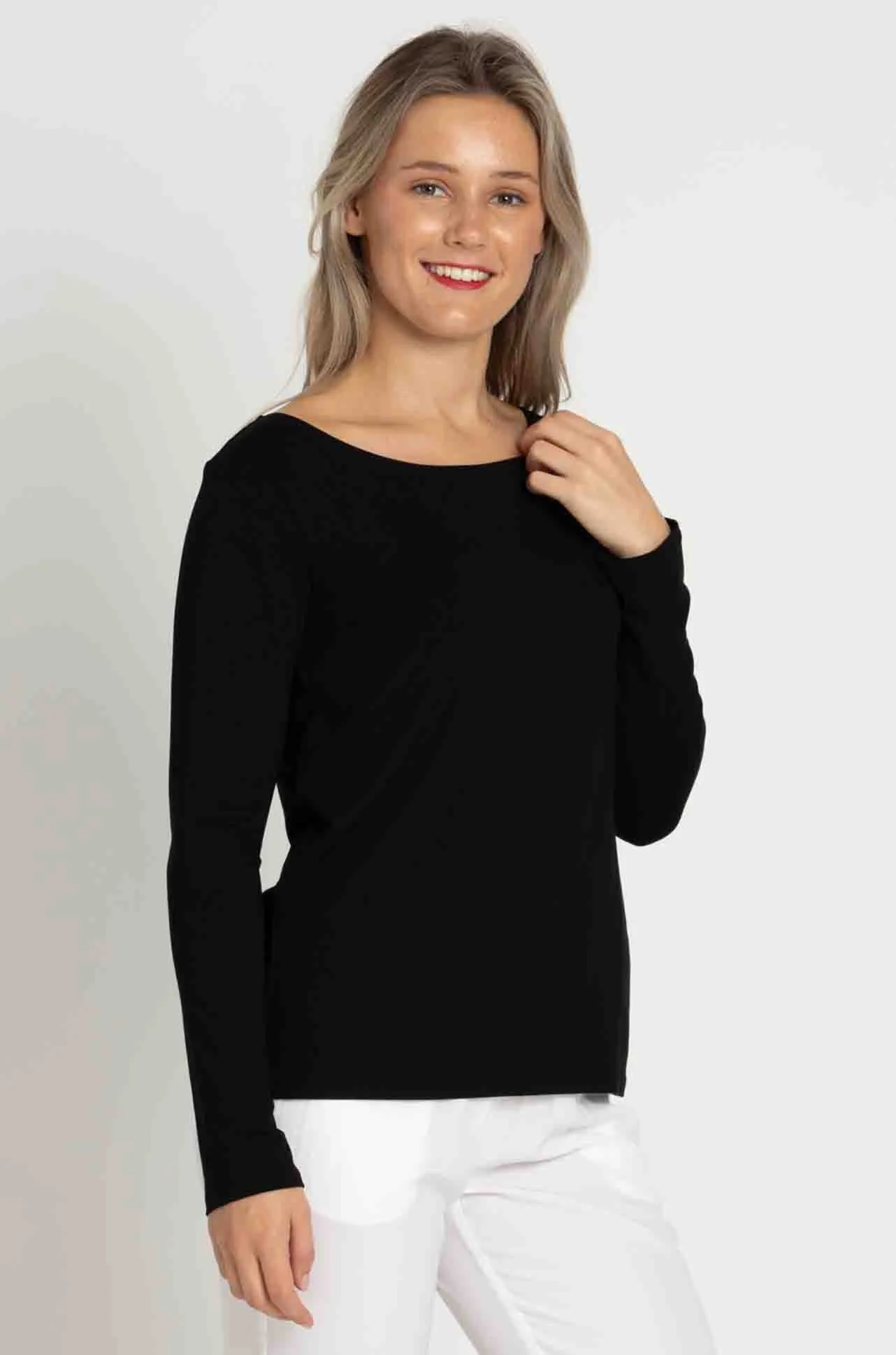 Mela Purdie - L.S Relaxed Boat Neck