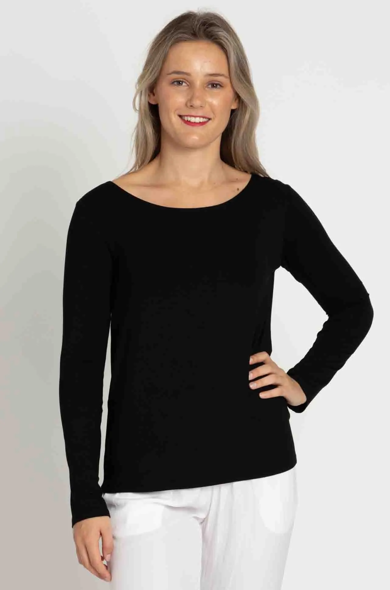 Mela Purdie - L.S Relaxed Boat Neck