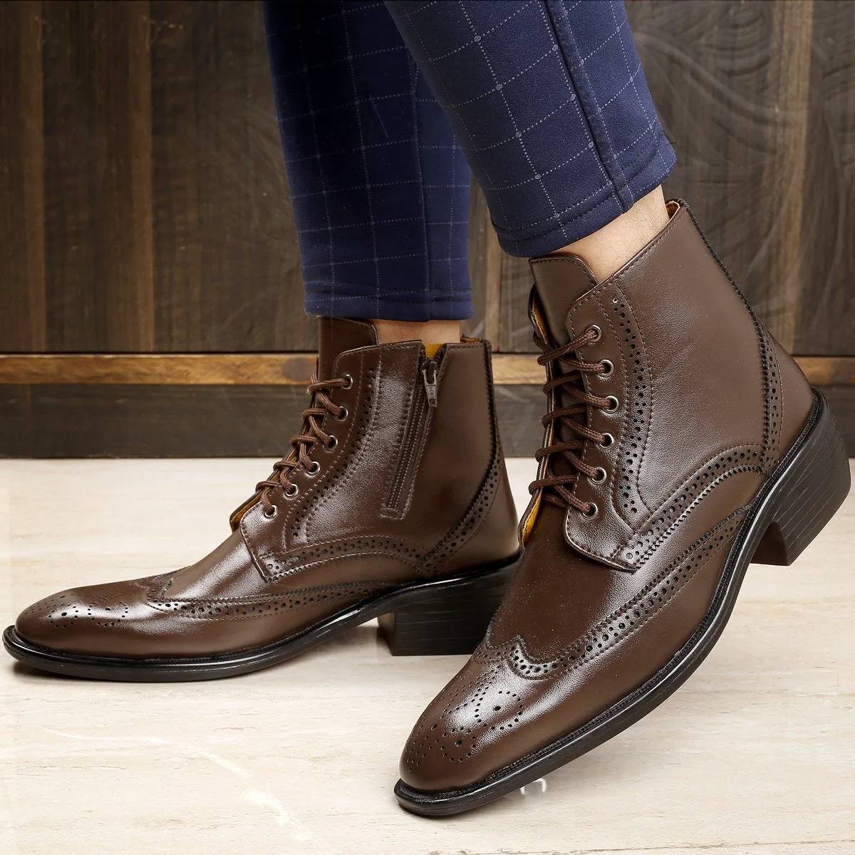 Men's New Comfortable And Stylish Height Increasing Formal Wear Boots