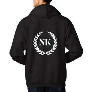 Nutcase Customized Black Hoodie hoodies for Men Women-Add Text