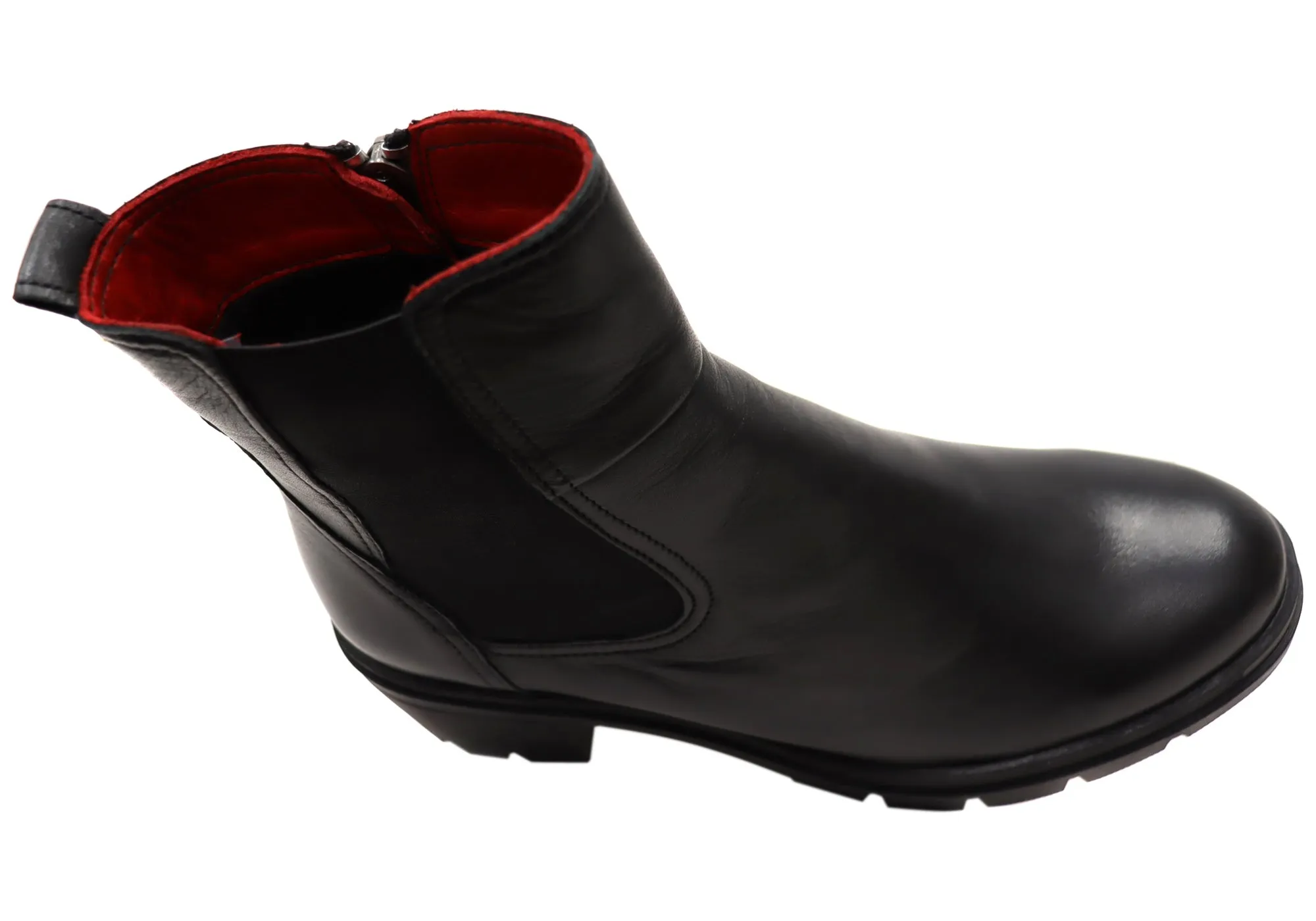 Orizonte Halifax Womens European Comfortable Leather Ankle Boots