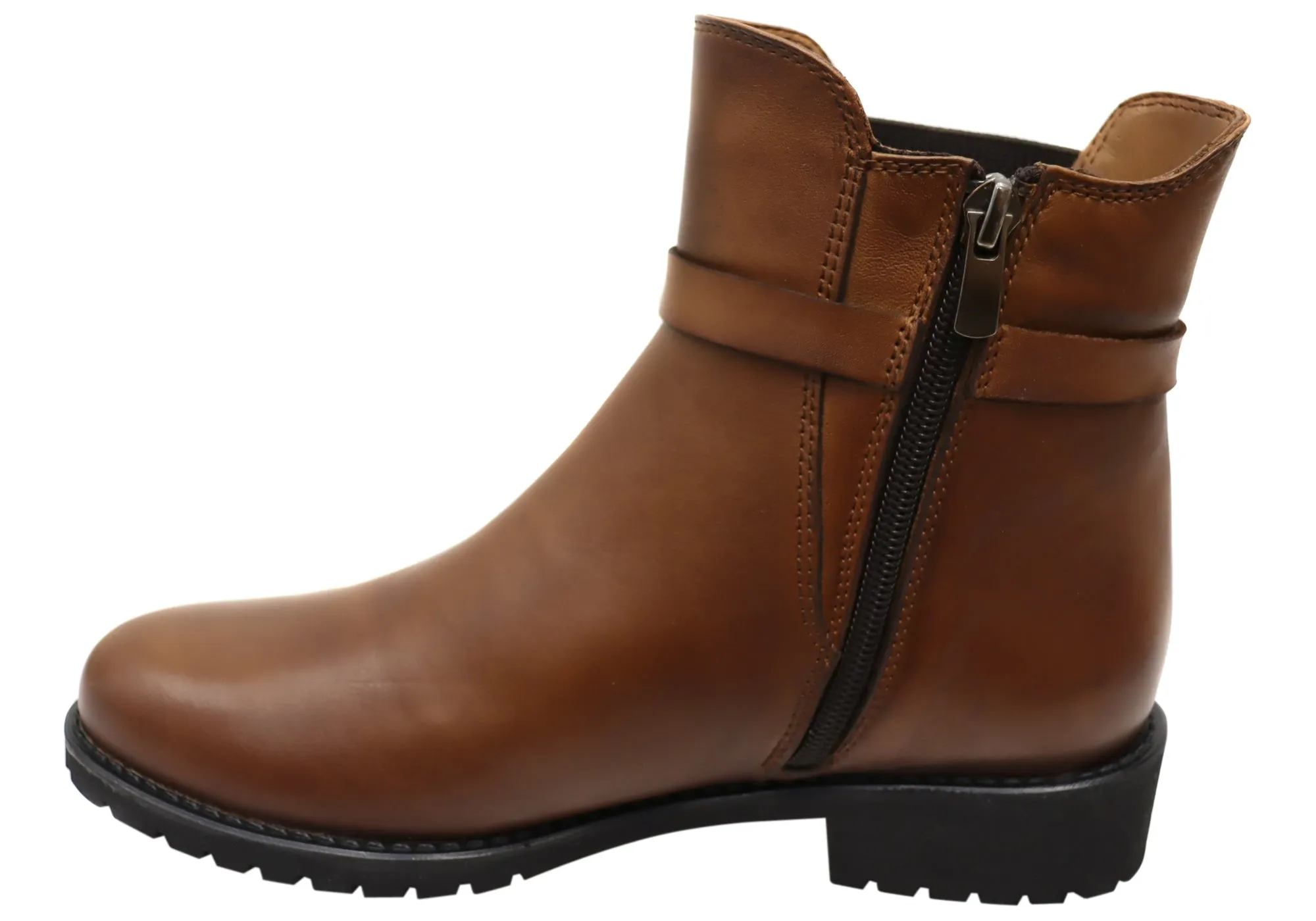 Orizonte Hampton Womens European Comfortable Leather Ankle Boots