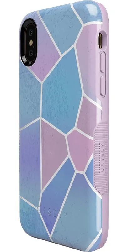 Other Side | Holographic Metallic Stained Glass Marble Case