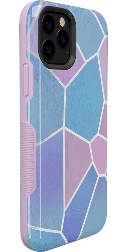 Other Side | Holographic Metallic Stained Glass Marble Case