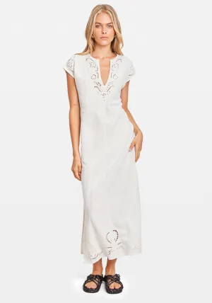 PHANES CAFTAN WHITE