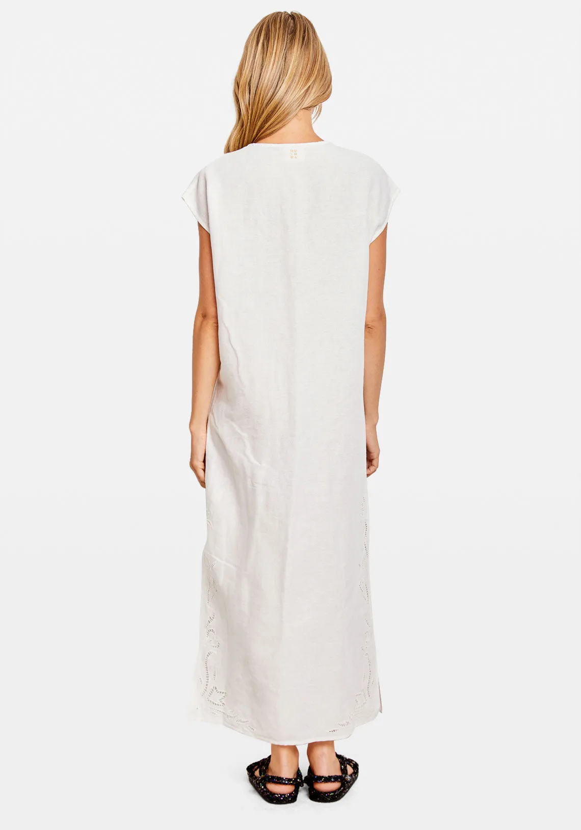 PHANES CAFTAN WHITE