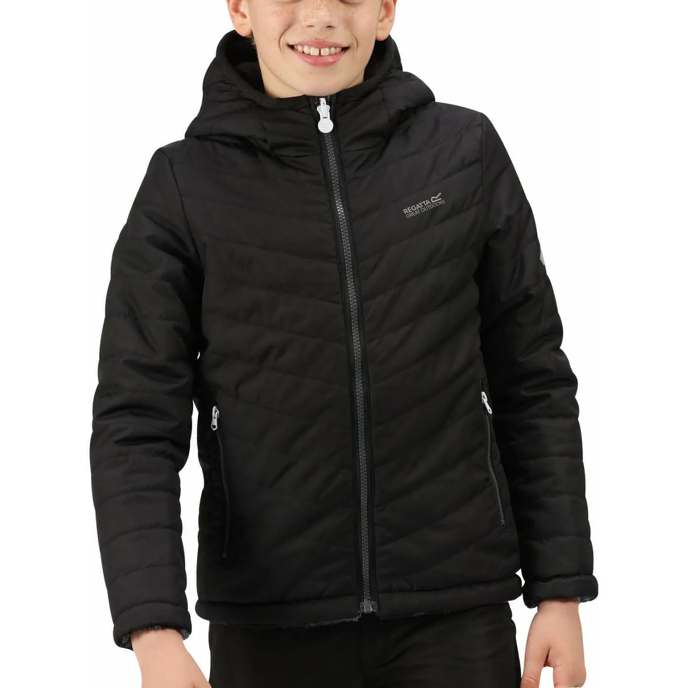 Regatta Spyra II Reversible Junior Insulated Jacket - Black