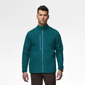 Slate Men's Micro Fleece Zip Jacket - Caribbean