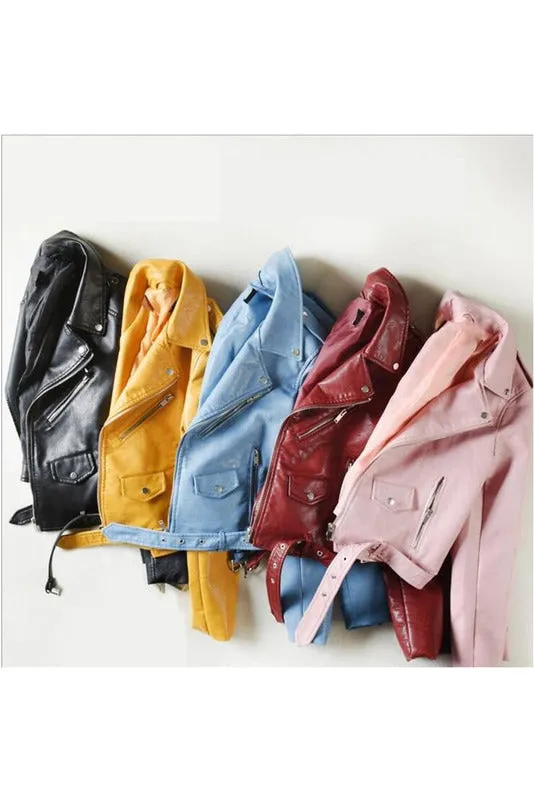 Soft Leather Biker Women Jacket