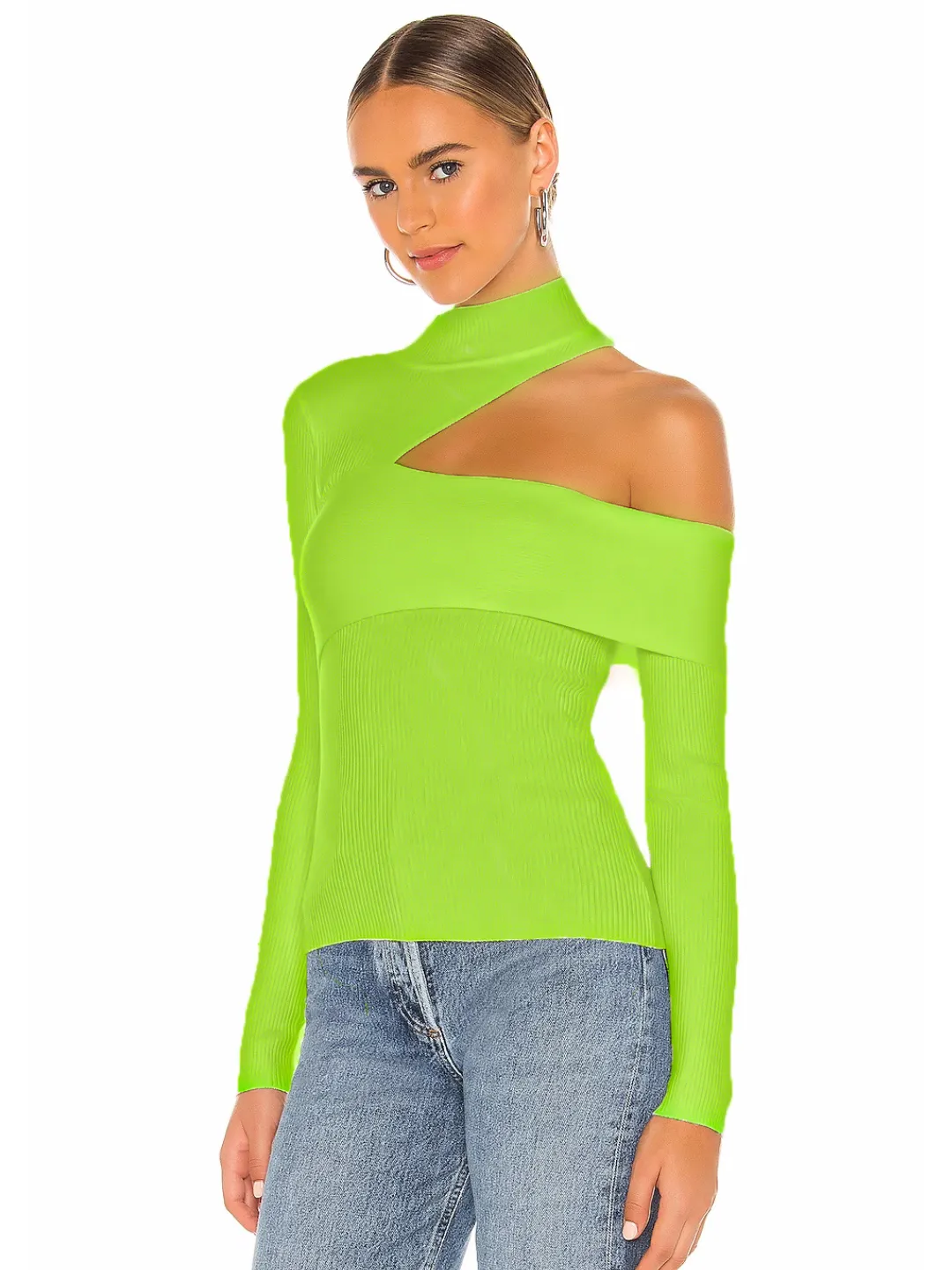 Stretchable Ribbed Bandage Top