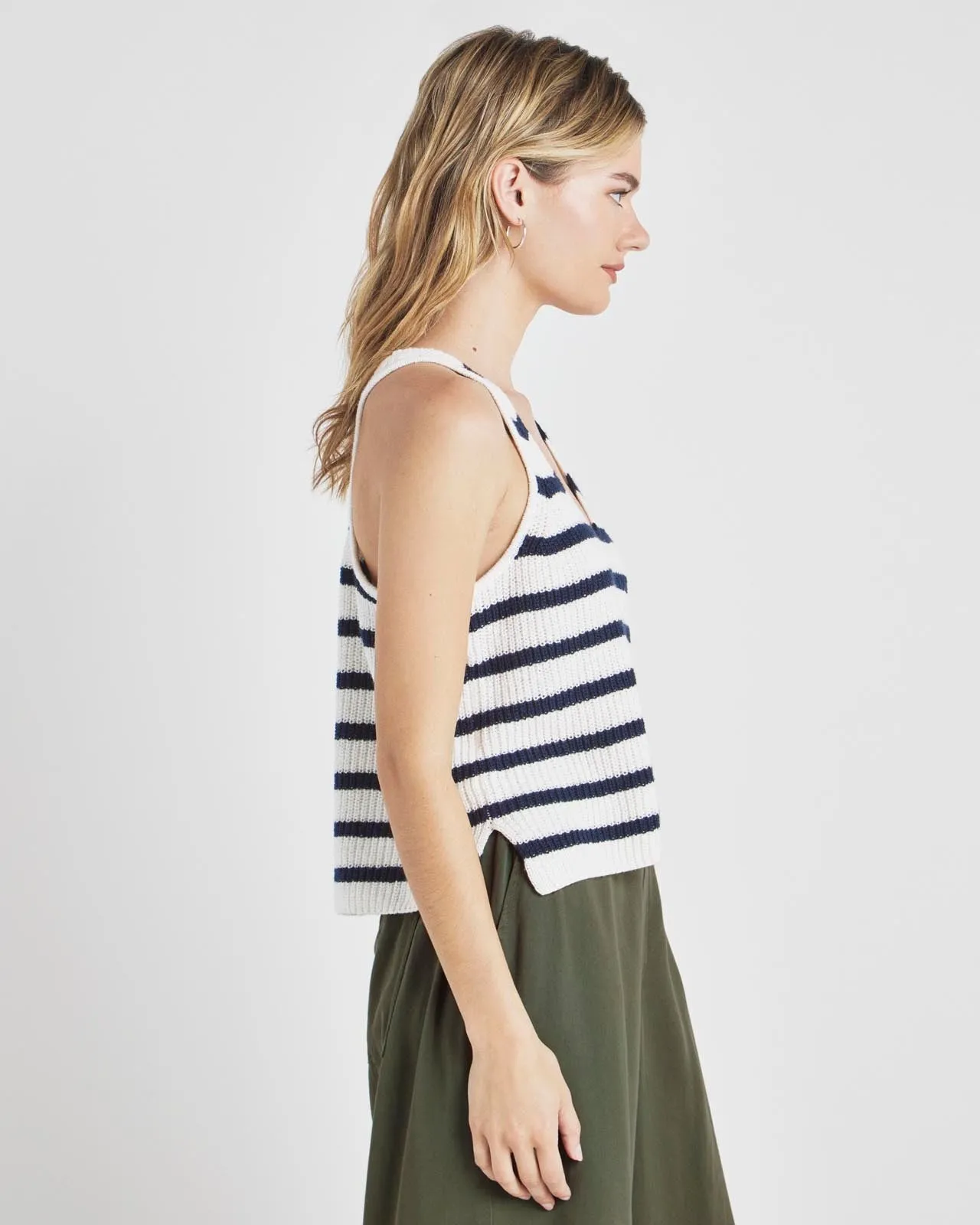 Striped Dierdre Sweater Tank