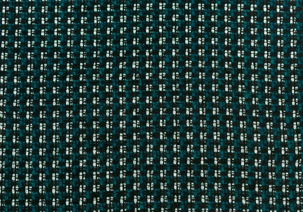 Subtly Metallic Teal Green Bouclé (Made in Italy)