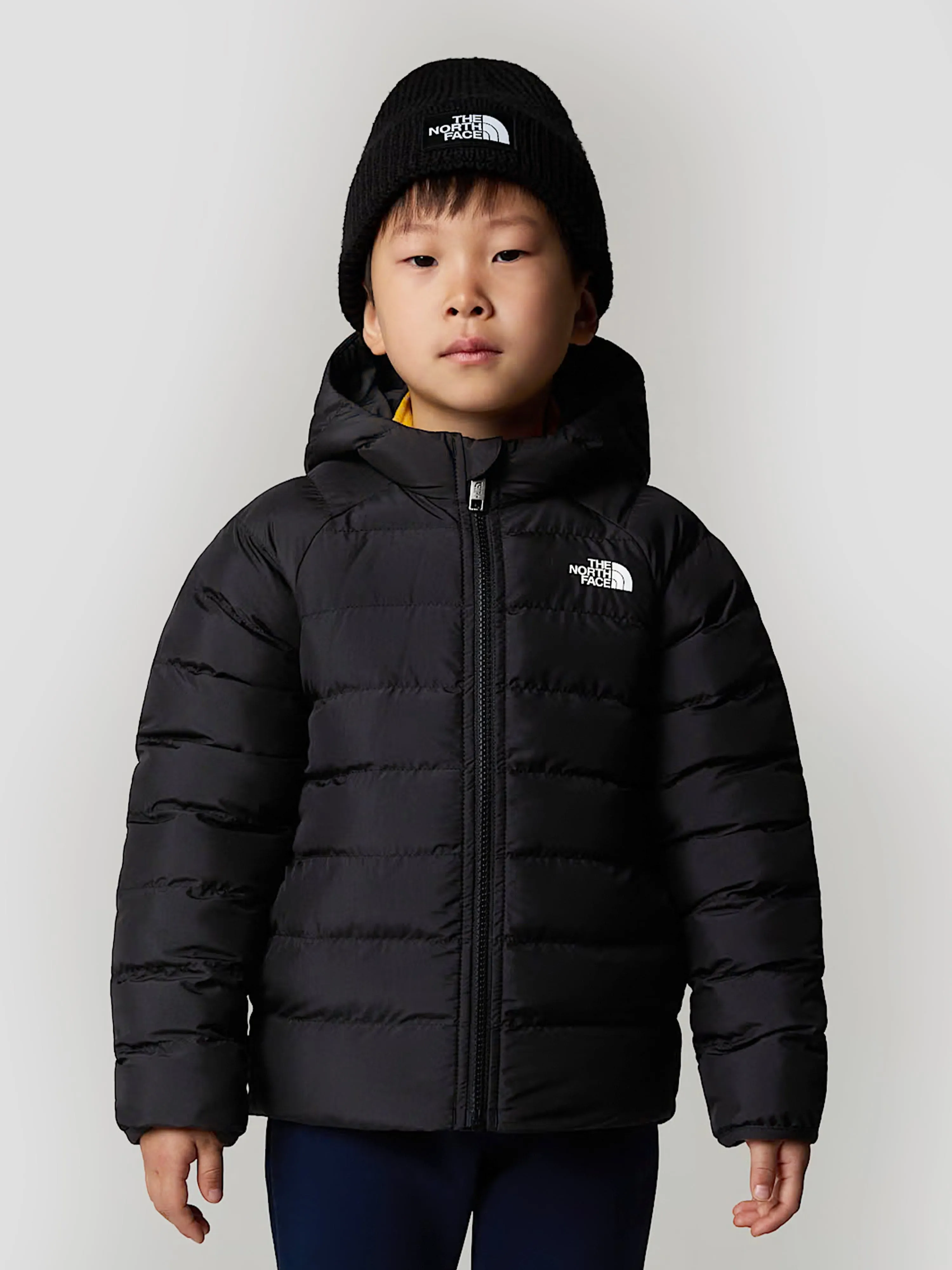 The North Face Boys Reversible Perrito Hooded Jacket in Black