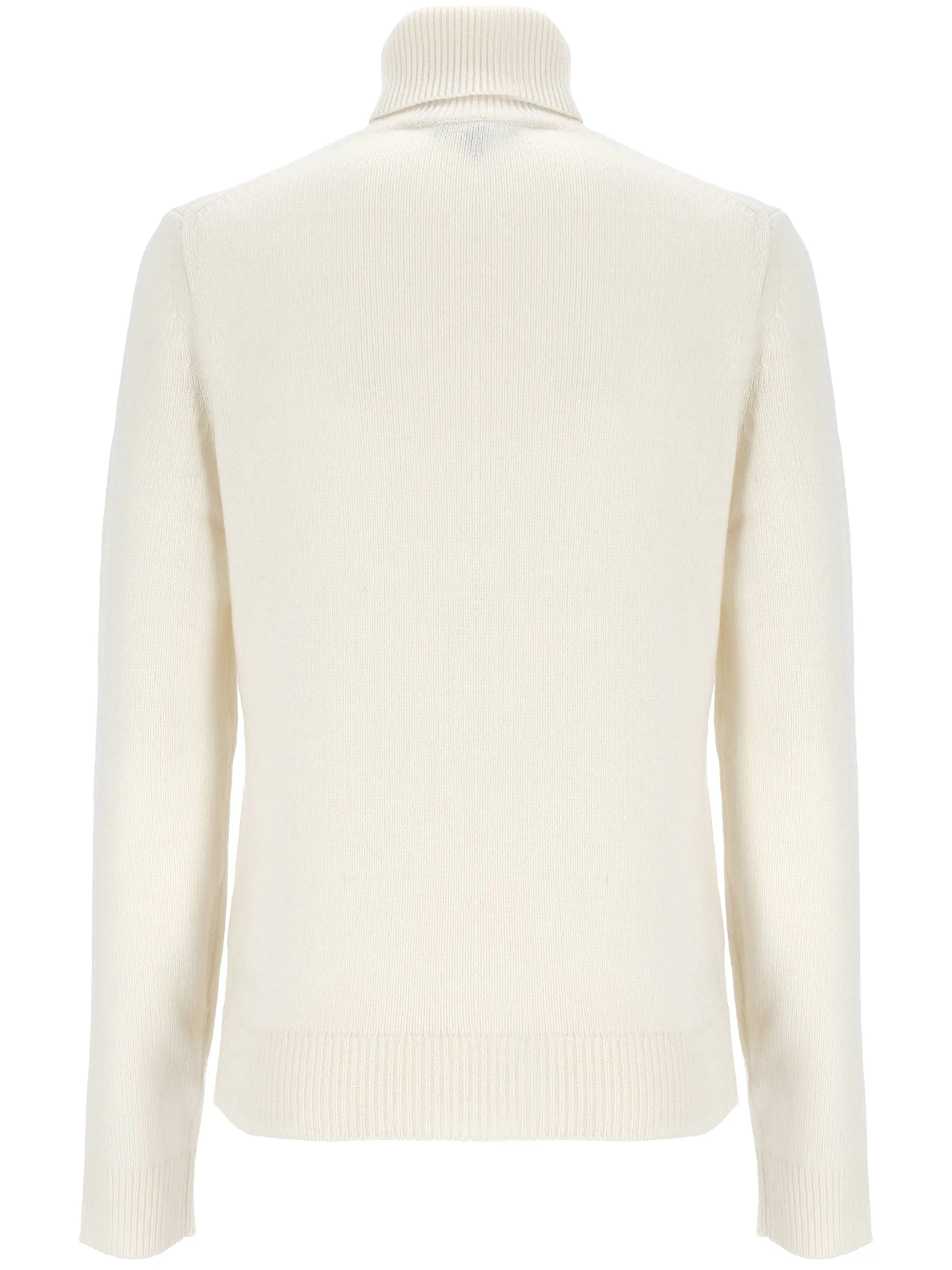 White Crewneck Sweater for Women