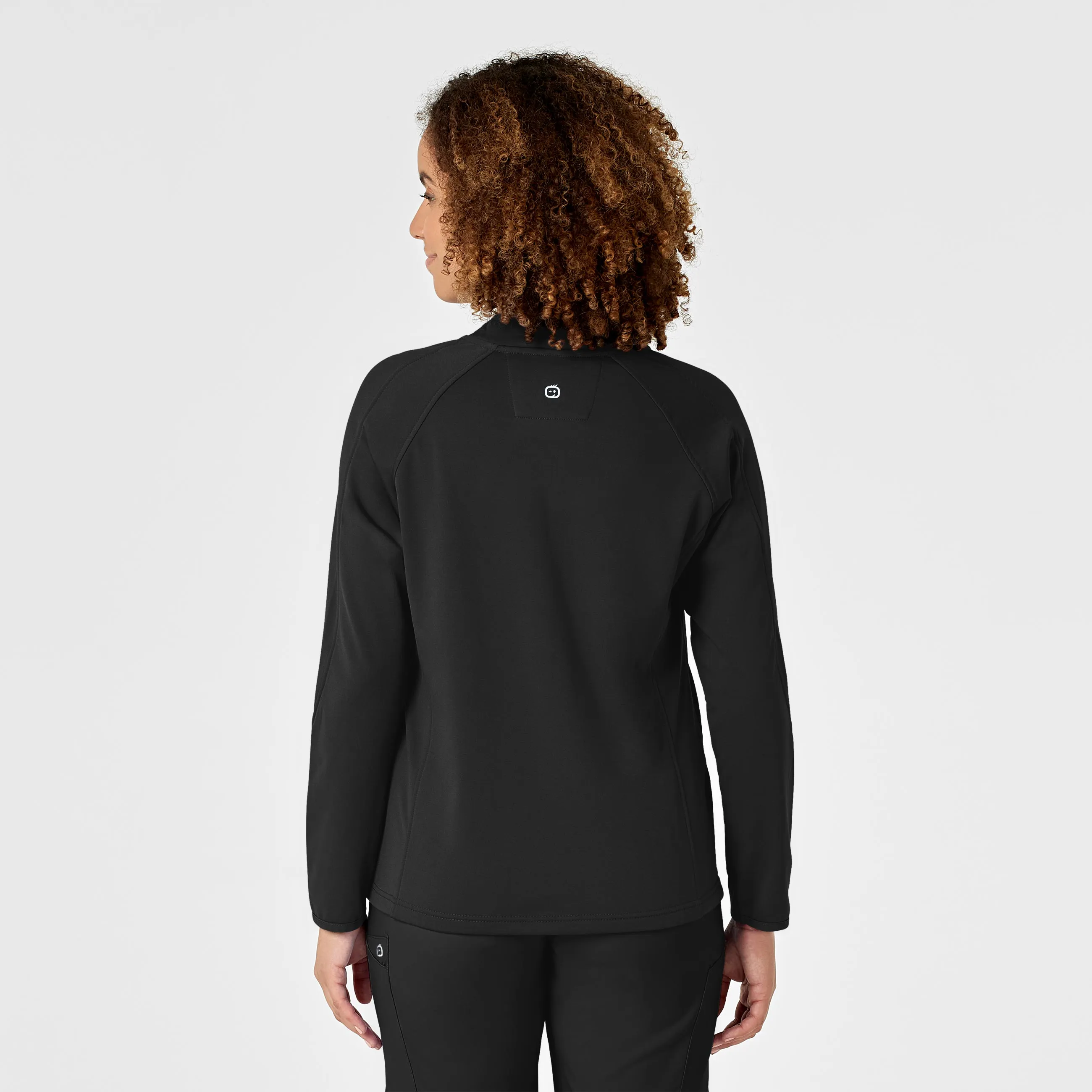 Women's Fleece Full Zip Jacket - Black