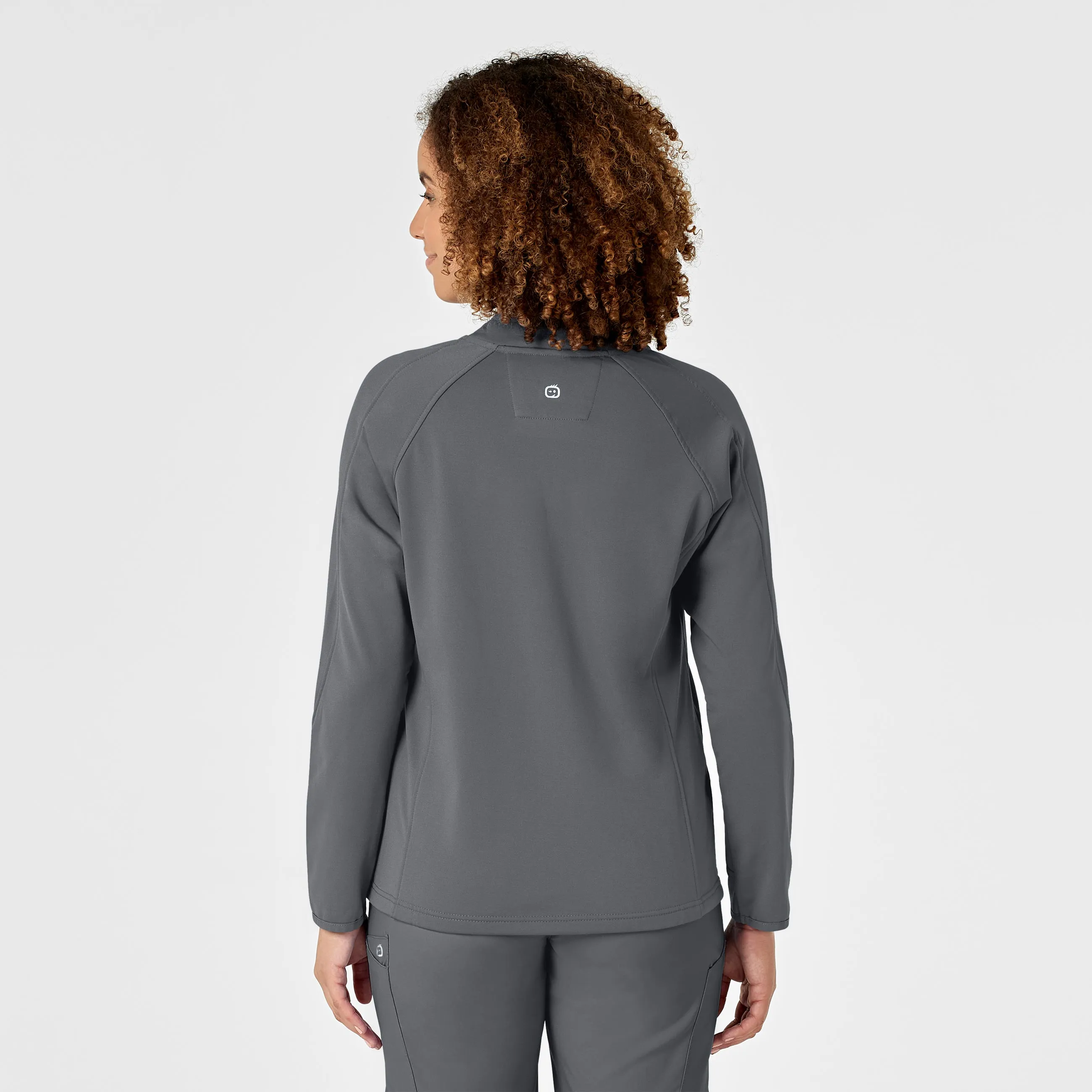 Women's Fleece Full Zip Jacket - Pewter