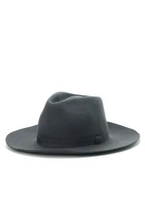 WOOL FELT RIBBON TAPE WIDE BRIM HAT